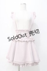 LIZ LISA / レースアップサスペンダー付スカパン 0 ピンク Y-25-07-31-112-LO-PA-SZ-ZY