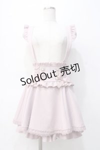 LIZ LISA / レースアップサスペンダー付スカパン 0 ピンク Y-25-07-31-112-LO-PA-SZ-ZY