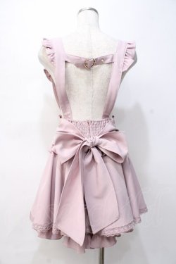 画像3: LIZ LISA / レースアップサスペンダー付スカパン 0 ピンク Y-25-07-31-112-LO-PA-SZ-ZY