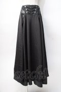 Ozz Croce / コルセットデザインロングスカート  黒 Y-25-07-31-113-OO-SK-AS-ZY
