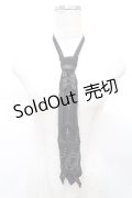 Ozz Croce / モチーフ付きネクタイ  黒 Y-25-07-31-014-OO-ZA-AS-ZY