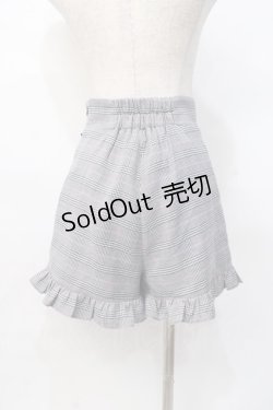 画像3: Honey Cinnamon / チェックフリルショートパンツ F グレー Y-25-07-31-121-LO-PA-SZ-ZY