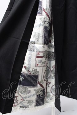 画像4: axes femme / スカーフ切替ワイドパンツ  黒 Y-25-07-31-122-AX-PA-SZ-ZY