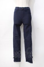 画像1: axes femme / ストライプレギンスパンツ  紺 Y-25-07-31-123-AX-PA-SZ-ZT425 (1)