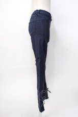 画像2: axes femme / ストライプレギンスパンツ  紺 Y-25-07-31-123-AX-PA-SZ-ZT425 (2)