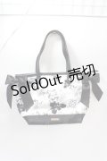 Maison de FLEUR / フラワー柄トートバッグ F ブラック Y-25-07-31-017-LO-BG-SZ-ZY
