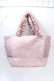 画像2: Maison de FLEUR / レースサテンサイドポケットトートバッグ F ピンク Y-25-07-31-019-LO-BG-SZ-ZY (2)
