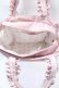 画像3: Maison de FLEUR / レースサテンサイドポケットトートバッグ F ピンク Y-25-07-31-019-LO-BG-SZ-ZY (3)