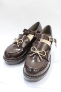 axes femme POETIQUE / ローファーパンプス ｍ 茶 Y-25-07-31-022-AX-SH-SZ-ZY