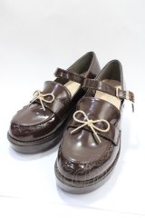 axes femme POETIQUE / ローファーパンプス ｍ 茶 Y-25-07-31-022-AX-SH-SZ-ZT0810Y