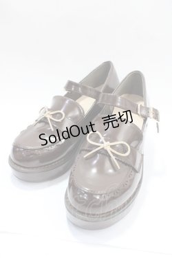 画像1: axes femme POETIQUE / ローファーパンプス ｍ 茶 Y-25-07-31-022-AX-SH-SZ-ZT0810Y