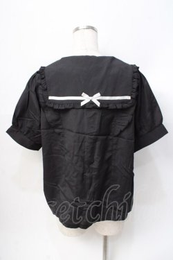 画像3: axes femme POETIQUE / ヒマワリブーケ刺繍ブラウス  黒 Y-25-07-31-026-AX-BL-SZ-ZY