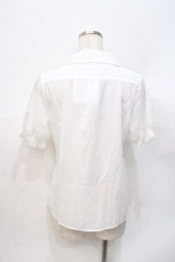画像3: axes femme POETIQUE / マリン刺繍パフブラウス  白 Y-25-07-31-028-AX-BL-SZ-ZY
