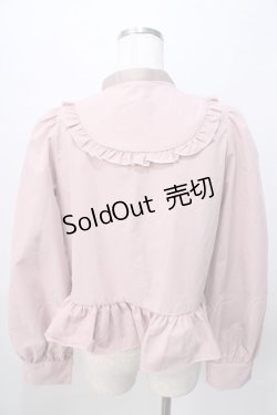画像2: FLC / 皆方由衣コラボペプラムブラウス S ピンク Y-25-08-02-033-LO-BL-SZ-ZY