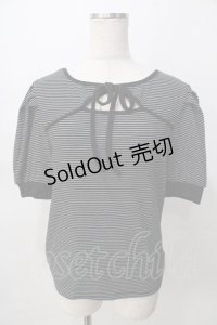 axes femme / 2WAYボーダーリブプルオーバー   Y-25-08-02-038-AX-TO-SZ-ZY