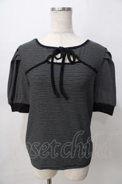 画像1: axes femme / 2WAYボーダーリブプルオーバー   Y-25-08-02-038-AX-TO-SZ-ZY