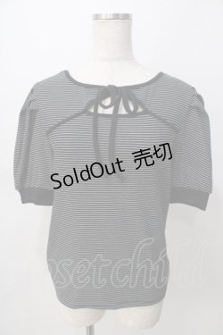 画像1: axes femme / 2WAYボーダーリブプルオーバー   Y-25-08-02-038-AX-TO-SZ-ZY