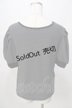 画像2: axes femme / 2WAYボーダーリブプルオーバー   Y-25-08-02-038-AX-TO-SZ-ZY