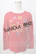 PINK HOUSE / SHOWロングカットソー  赤 Y-25-08-02-049-LO-TO-SZ-ZY