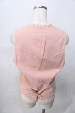画像2: PINK HOUSE / ドットベスト  ピンク Y-25-08-02-054-LO-TO-SZ-ZY