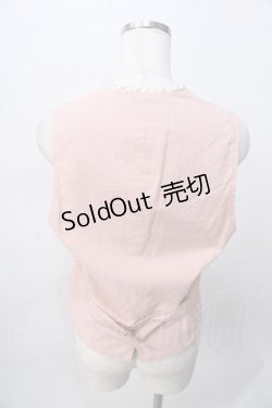 画像2: PINK HOUSE / ドットベスト  ピンク Y-25-08-02-054-LO-TO-SZ-ZY