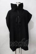 Deorart / チャイナ・中華ボタン　ジレ ベスト M ブラック Y-25-08-02-060-PU-TO-SZ-ZY