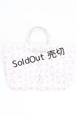 Maison de FLEUR / 撥水加工フラワープリントバッグインバッグ F ピンク Y-25-08-02-008-LO-BG-SZ-ZY