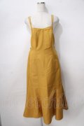 axes femme / バックリボンキャミワンピース  イエロー Y-25-08-02-064-AX-OP-SZ-ZY