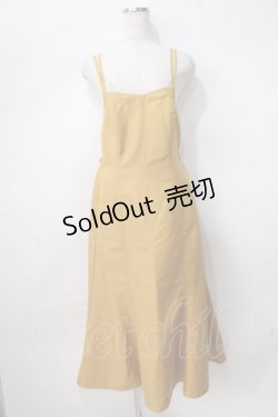 画像1: axes femme / バックリボンキャミワンピース  イエロー Y-25-08-02-064-AX-OP-SZ-ZY