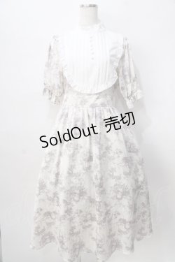 画像1: m petit by misako / TT*AMデシンヨークワンピース M 中白 Y-25-08-02-066-LO-OP-SZ-ZY