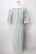 画像2: F i.n.t / パステルフラワー柄クレリックワンピース F ミント Y-25-08-02-067-CA-OP-SZ-ZT097 (2)