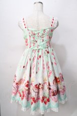 画像2: Milu Forest / Strawberry Fesワンピース  ミント Y-25-08-02-068-LO-OP-AS-ZT420 (2)