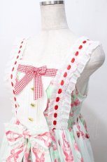 画像3: Milu Forest / Strawberry Fesワンピース  ミント Y-25-08-02-068-LO-OP-AS-ZT420 (3)