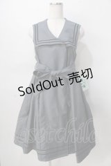 Physical Drop / セーラージップジャンスカ  グレー Y-25-08-02-069-LO-OP-SZ-ZY