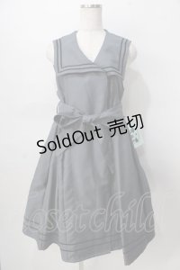 Physical Drop / セーラージップジャンスカ  グレー Y-25-08-02-069-LO-OP-SZ-ZY