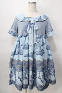 画像1: Angelic Pretty / Horoscope Carnivalカットワンピース  サックス Y-25-08-02-070-AP-OP-AS-ZY