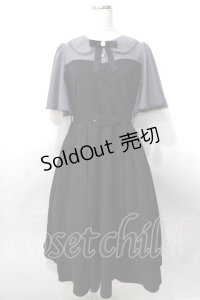 Amavel / Elegant Classical Ladyワンピース  黒 Y-25-08-02-071-CA-OP-SZ-ZY
