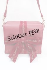 F i.n.t / プレゼントボックスバッグ  レッド Y-25-08-02-009-CA-BG-SZ-ZY