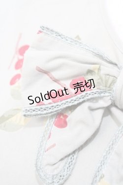 画像3: PINK HOUSE / 野いちご×木のみ柄ワンピース  ミント Y-25-08-02-080-LO-OP-SZ-ZY