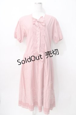 画像1: PINK HOUSE / ギンガム柄ワンピース  赤 Y-25-08-02-082-LO-OP-SZ-ZT205