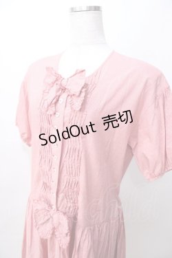 画像3: PINK HOUSE / ギンガム柄ワンピース  赤 Y-25-08-02-082-LO-OP-SZ-ZT205