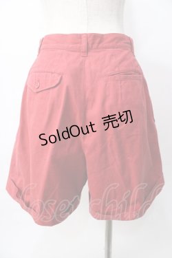 画像2: PINK HOUSE / ロゴワッペンハーフパンツ  赤 Y-25-08-02-089-LO-PA-SZ-ZY