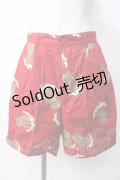 PINK HOUSE / パイナップル柄ハーフパンツ  赤 Y-25-08-02-090-LO-PA-SZ-ZY