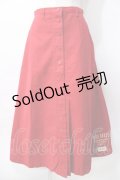 PINK HOUSE / ロゴプリントデニムスカート  赤 Y-25-08-02-093-LO-SK-SZ-ZY