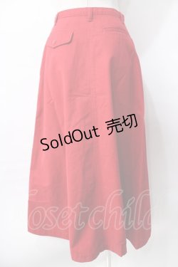 画像2: PINK HOUSE / ロゴプリントデニムスカート  赤 Y-25-08-02-093-LO-SK-SZ-ZY