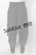 axes femme / ミリタリー風カーゴパンツ  黒 Y-25-08-02-105-AX-PA-SZ-ZY