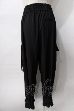 画像2: axes femme / ミリタリー風カーゴパンツ  黒 Y-25-08-02-105-AX-PA-SZ-ZY