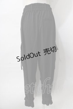 画像2: axes femme / ミリタリー風カーゴパンツ  黒 Y-25-08-02-105-AX-PA-SZ-ZY