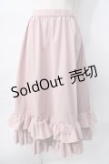 FLC / 皆方由衣コラボティアードスカート S ピンク Y-25-08-02-108-LO-SK-SZ-ZY