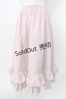 画像2: FLC / 皆方由衣コラボティアードスカート S ピンク Y-25-08-02-108-LO-SK-SZ-ZY